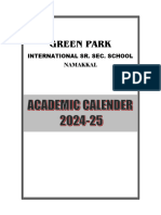 Academic Calendar