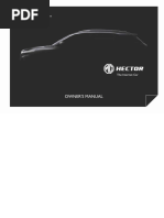 MG Hector BS4 Owner's Manual