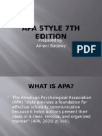 12 Self-Study - APA STYLE 7TH EDITION