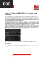 3 Lenovo ThinkSystem DE4000H Hybrid Storage