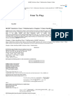 NCERT Solutions Class 7 Mathematics Chapter 3 Data Handling