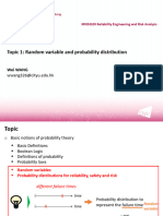 Topic 2 - Probability Distribution