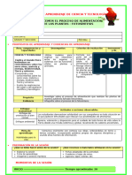 Sesion de Ciencia-Conocemos El Proceso de Alimentación de Las Plantas - Fotosíntesis - K