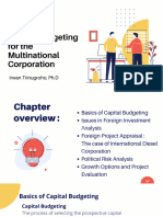 Chapter 17 Capital Budgeting For The Multinational Corporation