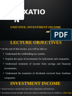 UNIT 5 - Investment Income Edited