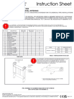 Mounting Kits For Wide Panel Antennas