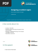 Designing A Resilient Region