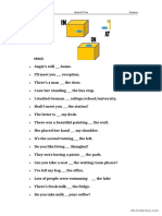 Prepositions of Place and Time