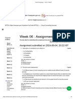 Week 06: Assignment 06: Assignment Submitted On 2024-09-04, 20:22 IST