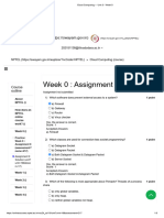 Week 0: Assignment 0: (Https://swayam - Gov.in)