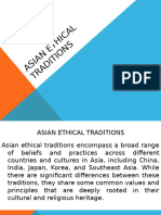 Asian Ethical Traditions