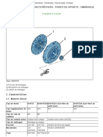 207 (A7) - B2BB1HK1 - Identificación - Características - Pares de Apriete - Embrague