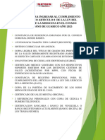 Cronograma para Ingresar Al Cumplimiento Como Medico Articulo 2025.