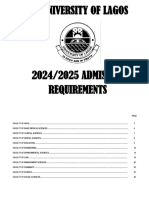 2024-2025 Admission Requirements