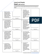 Aggregate Demand and Supply Practice Sheet URP Version