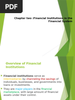 Chapter Two Financial Institutions in The Financial System