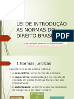 Aula - Lei de Introduação Às Norma de Direito Brasileiro - Continuação