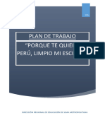 Ver Plan de Trabajo Porque Te Quiero Peru Limpio Mi Escuela 02 09 2024