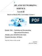 Hardware and Networking Service Level-II: Based On March 2022, Curriculum Version 1