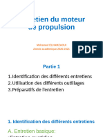 Entretien Du Moteur de Propulsion