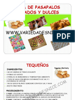 Guía de Pasapalos Salados y Dulces