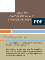 Lecture 9 - Class Diagram and Interaction Diagrams