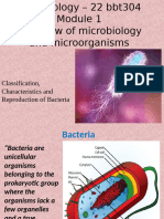 MicBio Module 1-5.bacteria Classification, Characteristics and Reproduction