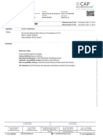 Department of Microbiology: Reference Value