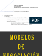 Negociacion Escuelas y Ley de Mediacion