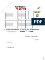 Present Perfect or Past Simple (Advanced)