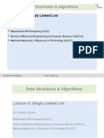 Lecture 4 Singly Linked List