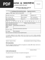 Sayeed - ITD - A7 - Credit Card Application Form For HO