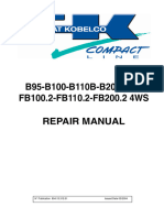 Fiat Kobelco B95-B100-B110B-B200 4WS FB100.2-FB110.2-FB200.2 4WS Backhoe Loader Repair Manual 6041331201