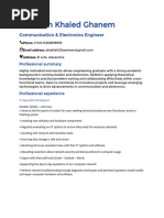 Abdallah Khaled Ghanem: Communication & Electronics Engineer