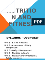 Nutrition and Fitness Unit - 1