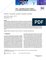 Influence of Plastic Recycling-A Feasibility Study For Additive Manufacturing Using Glycol Modified Polyethylene Terephthalate (PETG)