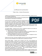 II.04.01 L'éthique de La Permaculture - Introduction