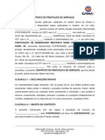 Modelo de Contrato de Prestação de Serviços - Gama JR