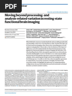 Moving Beyond Processing - and Analysis-Related Variation in Resting-State Functional Brain Imaging