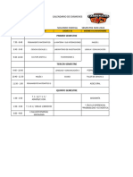 Calendario Examenes