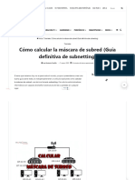 Cómo Calcular La Máscara de Subred (Guía Definitiva de Subnetting)