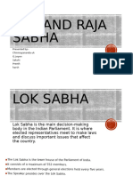 Lok and Raja Sabha