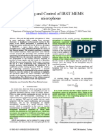 Modelling and Control of IRST MEMS Microphone