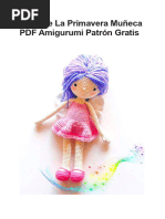 Hada de La Primavera Muneca PDF Amigurumi Patron Gratis