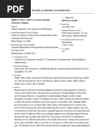 LTRC 21-1SA FR 686 Highway Safety Culture Assessment Through Louisiana's Regions