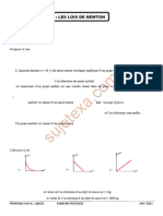 Cours Les Lois de Newton 2021-2022 Sujetexa - Com