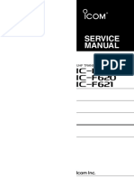 Icom Ic-F621 Service Manual