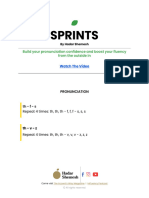 Freebie Sprint 2 With Hadar Practice Sheet