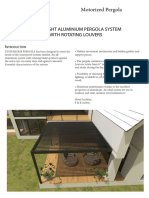 Systems B2B Motorised Pergola