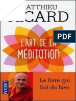 L'Art de La Méditation - Ricard Matthieu